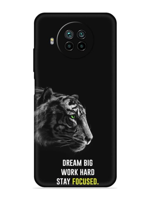 Dream Big Work Hard Embossed Soft Silicone Case for Xiaomi Mi 10I (5G)