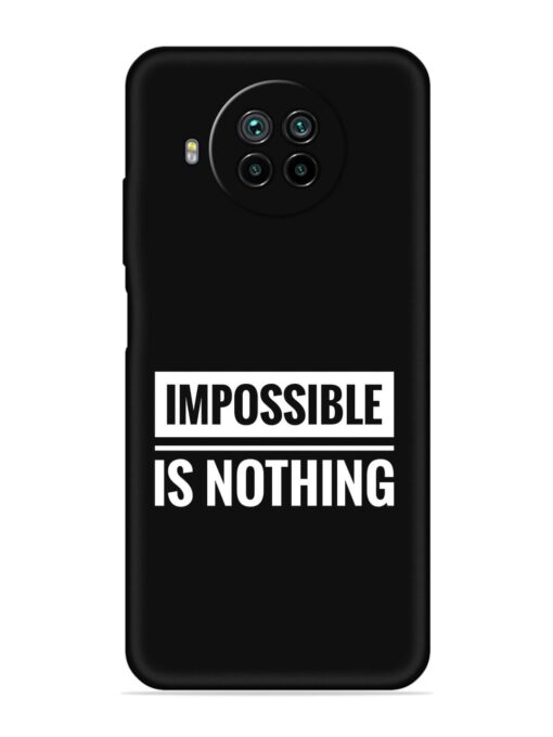 Impossible Is Nothing Embossed Soft Silicone Case for Xiaomi Mi 10I (5G)