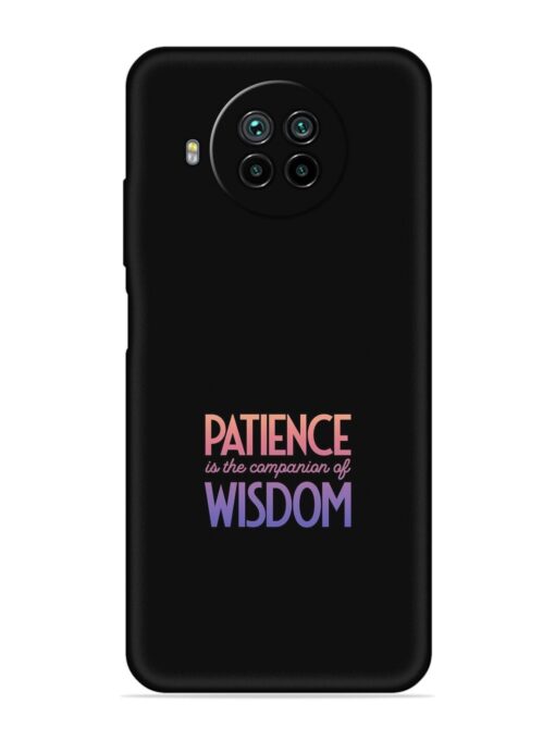 Patience Is The Embossed Soft Silicone Case for Xiaomi Mi 10I (5G)