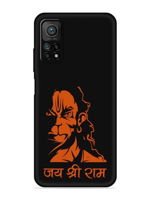 Angry Hanuman Embossed Soft Silicone Case for Xiaomi Mi 10T (5G)