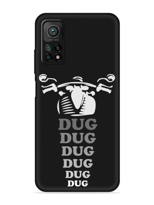 Dug Dug Dug Embossed Soft Silicone Case for Xiaomi Mi 10T (5G)