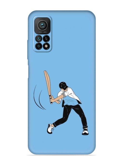 Cricket Gully Boy Embossed Soft Silicone Case for Xiaomi Mi 10T (5G) Zapvi