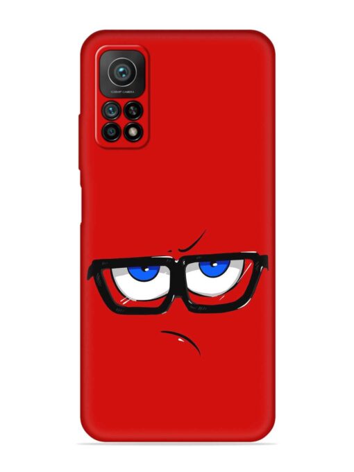 Rad Angry Face Embossed Soft Silicone Case for Xiaomi Mi 10T (5G) Zapvi