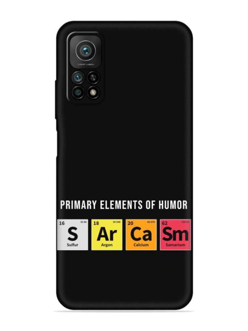 Primary Elements Humor Embossed Soft Silicone Case for Xiaomi Mi 10T (5G)