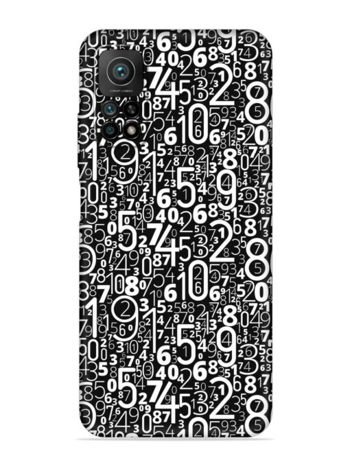 Many Numbers Different Embossed Soft Silicone Case for Xiaomi Mi 10T (5G)