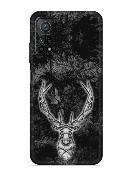 Ancient Deer Embossed Soft Silicone Case for Xiaomi Mi 10T (5G)