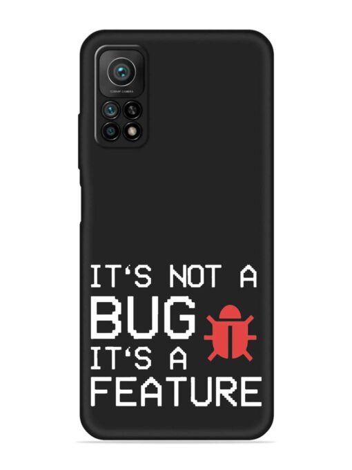 Not Bug Feature Embossed Soft Silicone Case for Xiaomi Mi 10T (5G)