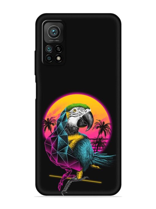 Rad Parrot Embossed Soft Silicone Case for Xiaomi Mi 10T (5G)