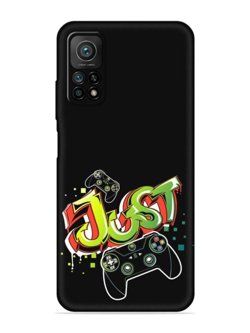 Graffiti Gamepad Illustration Embossed Soft Silicone Case for Xiaomi Mi 10T Pro (5G)