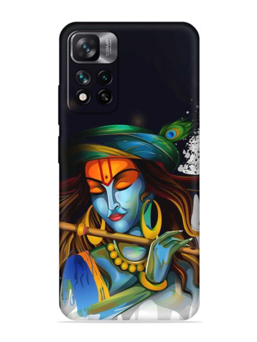 Krishna Art Embossed Soft Silicone Case for Xiaomi Mi 11I (5G)