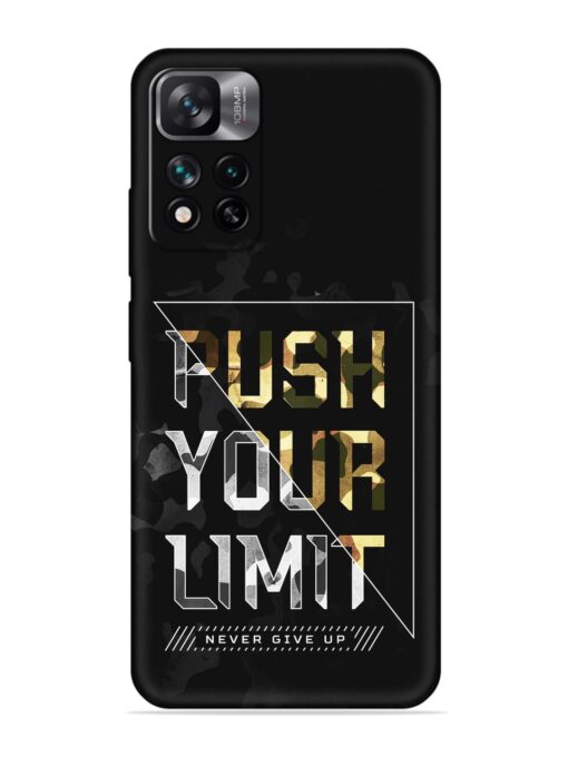 Push Your Limits Embossed Soft Silicone Case for Xiaomi Mi 11I (5G)