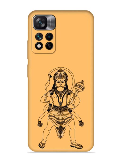 Indian God Hanuman Embossed Soft Silicone Case for Xiaomi Mi 11I (5G)