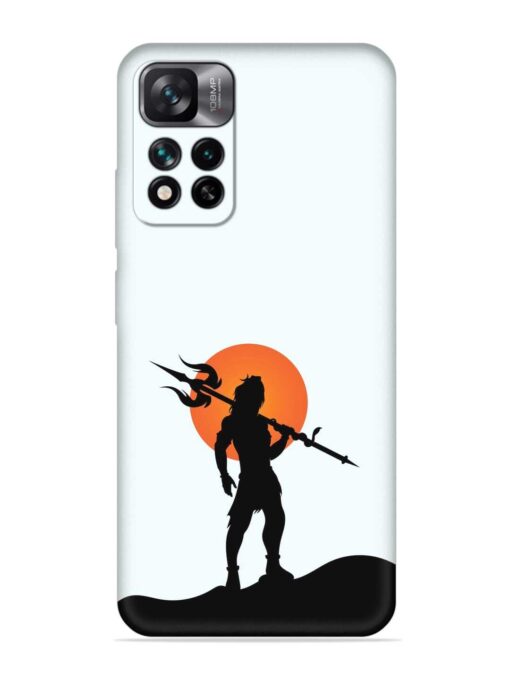 Lord Mahadev Trendy Embossed Soft Silicone Case for Xiaomi Mi 11I (5G)