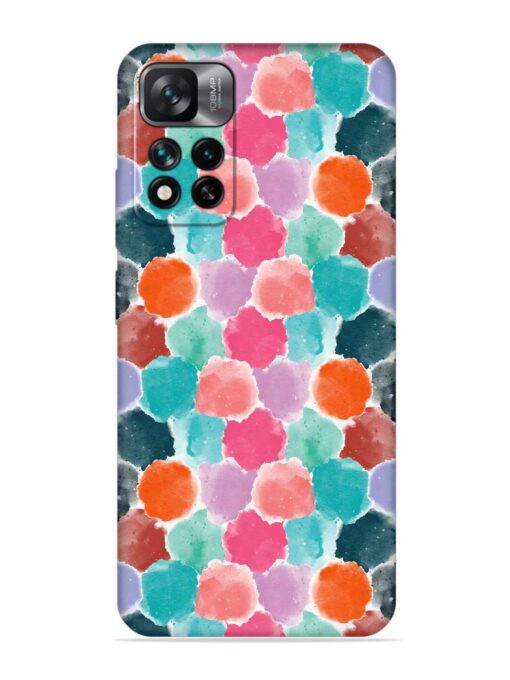 Colorful Seamless Pattern Embossed Soft Silicone Case for Xiaomi Mi 11I (5G)