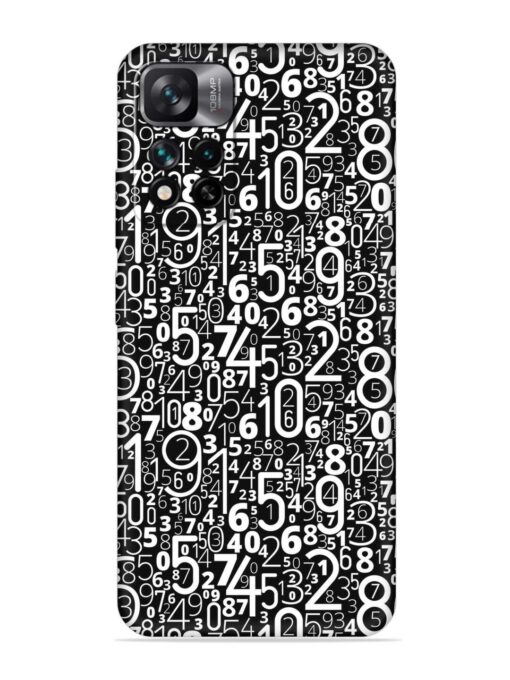 Many Numbers Different Embossed Soft Silicone Case for Xiaomi Mi 11I (5G)