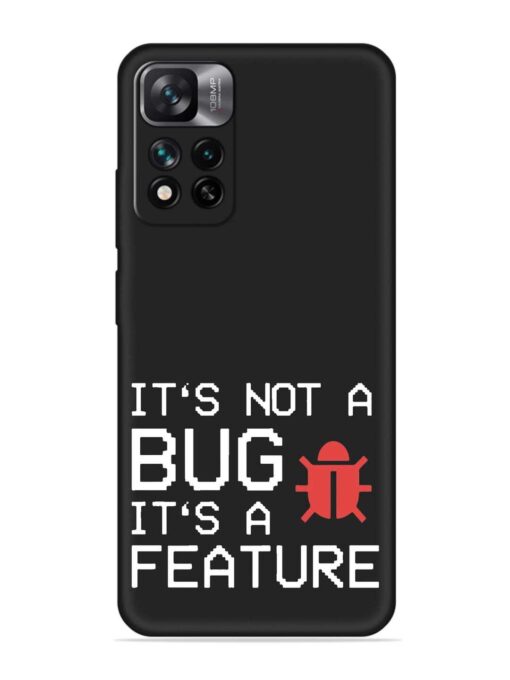 Not Bug Feature Embossed Soft Silicone Case for Xiaomi Mi 11I (5G)