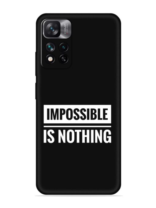 Impossible Is Nothing Embossed Soft Silicone Case for Xiaomi Mi 11I (5G)