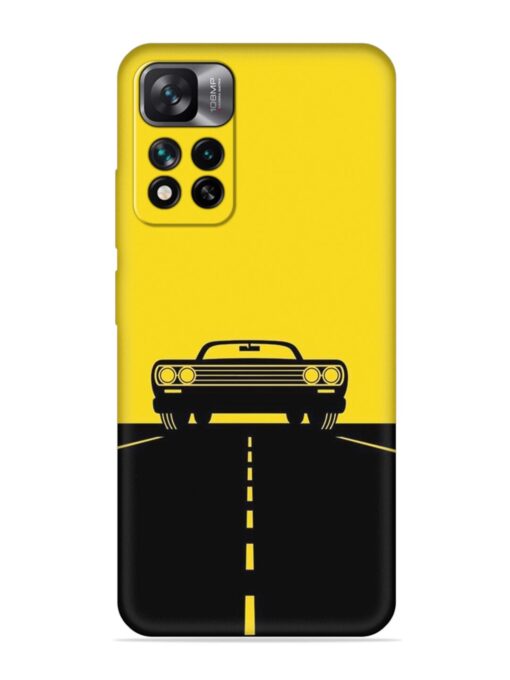 Classic Car Embossed Soft Silicone Case for Xiaomi Mi 11I (5G)