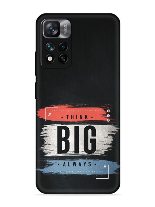 Think Big Always Embossed Soft Silicone Case for Xiaomi Mi 11I (5G)