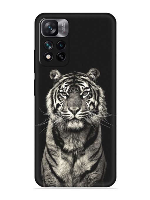 Tiger Art Embossed Soft Silicone Case for Xiaomi Mi 11I (5G)