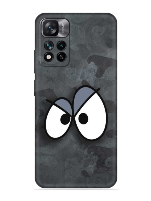 Big Eyes Night Mode Embossed Soft Silicone Case for Xiaomi Mi 11I Hypercharge (5G) Zapvi