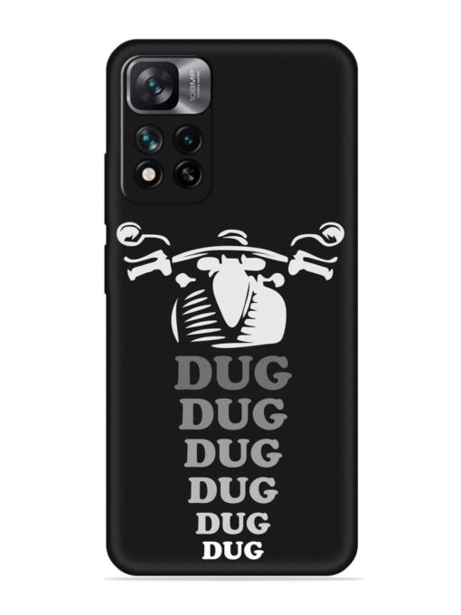 Dug Dug Dug Embossed Soft Silicone Case for Xiaomi Mi 11I Hypercharge (5G)