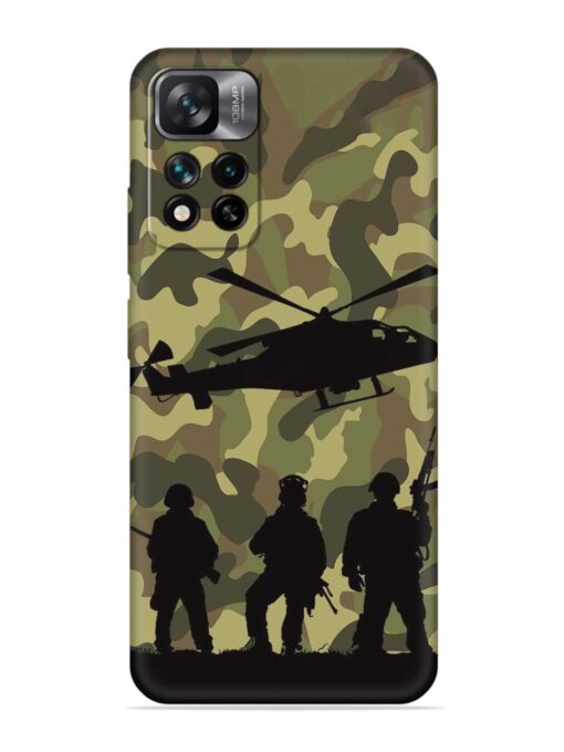 Army Heros Embossed Soft Silicone Case for Xiaomi Mi 11I Hypercharge (5G)