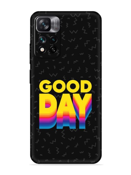 Good Day Embossed Soft Silicone Case for Xiaomi Mi 11I Hypercharge (5G)