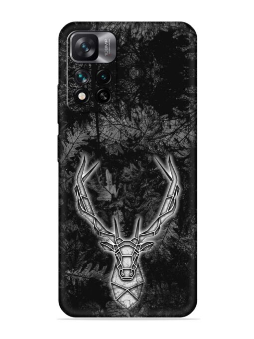 Ancient Deer Embossed Soft Silicone Case for Xiaomi Mi 11I Hypercharge (5G)