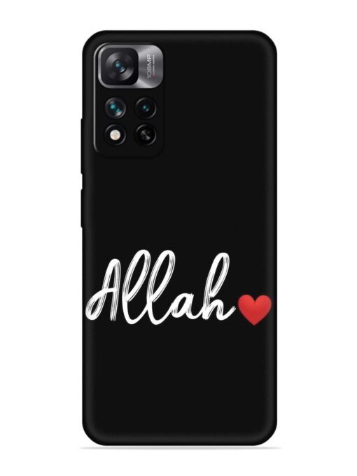 Allah Embossed Soft Silicone Case for Xiaomi Mi 11I Hypercharge (5G) Zapvi