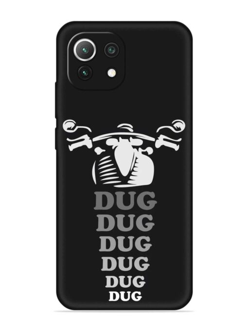 Dug Dug Dug Embossed Soft Silicone Case for Xiaomi Mi 11 Lite Zapvi