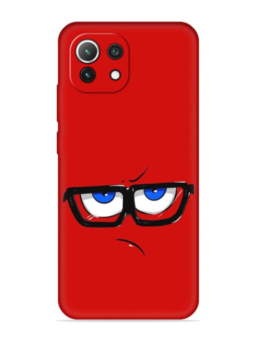 Rad Angry Face Embossed Soft Silicone Case for Xiaomi Mi 11 Lite Zapvi