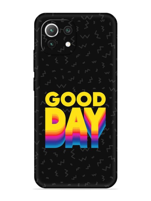 Good Day Embossed Soft Silicone Case for Xiaomi Mi 11 Lite Zapvi