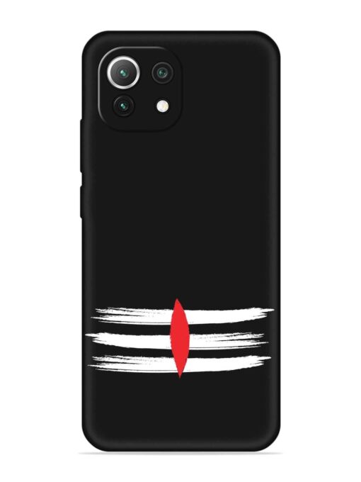 Mahadev Tilak Vector Embossed Soft Silicone Case for Xiaomi Mi 11 Lite Zapvi