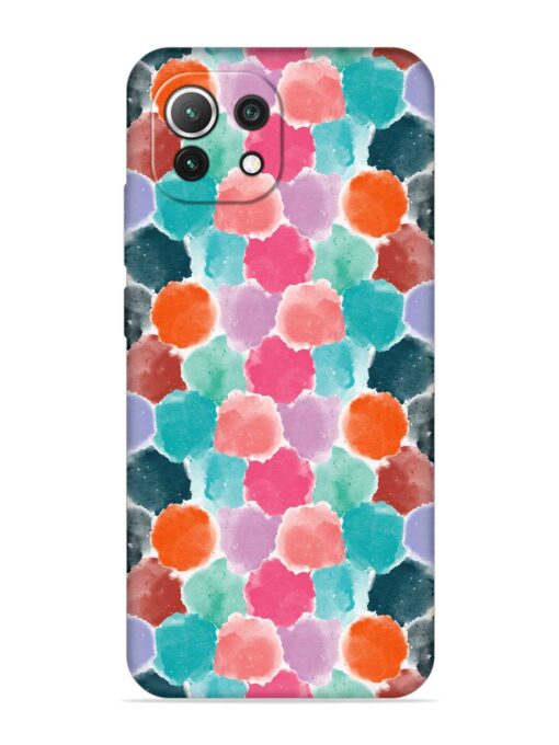 Colorful Seamless Pattern Embossed Soft Silicone Case for Xiaomi Mi 11 Lite Zapvi