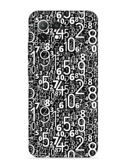 Many Numbers Different Embossed Soft Silicone Case for Xiaomi Mi 11 Lite Zapvi