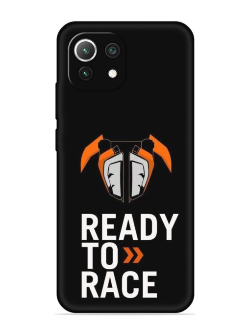 Ready To Race Embossed Soft Silicone Case for Xiaomi Mi 11 Lite Zapvi