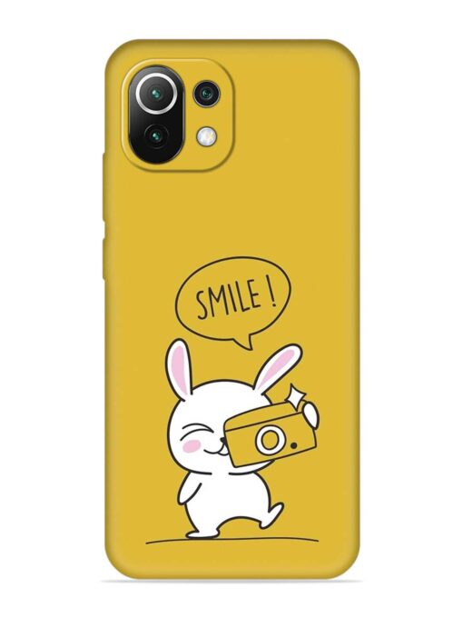 Hey Smile Please Embossed Soft Silicone Case for Xiaomi Mi 11 Lite Ne (5G)