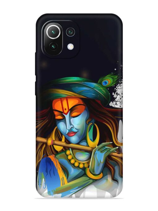 Krishna Art Embossed Soft Silicone Case for Xiaomi Mi 11 Lite Ne (5G)