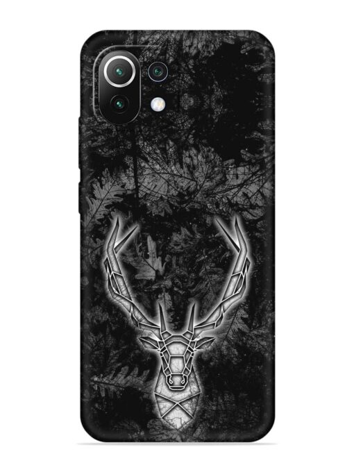 Ancient Deer Embossed Soft Silicone Case for Xiaomi Mi 11 Lite Ne (5G) Zapvi