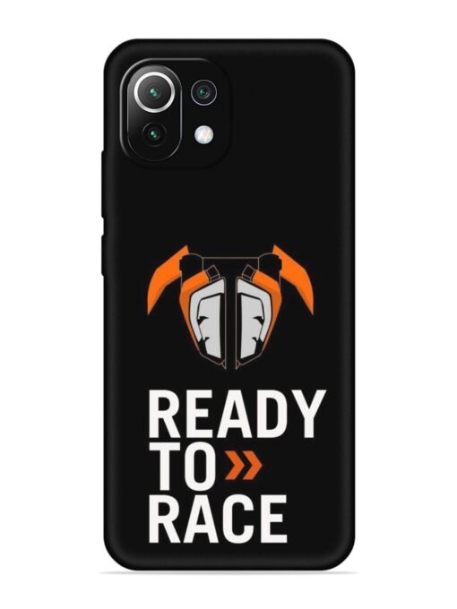 Ready To Race Embossed Soft Silicone Case for Xiaomi Mi 11 Lite Ne (5G) Zapvi