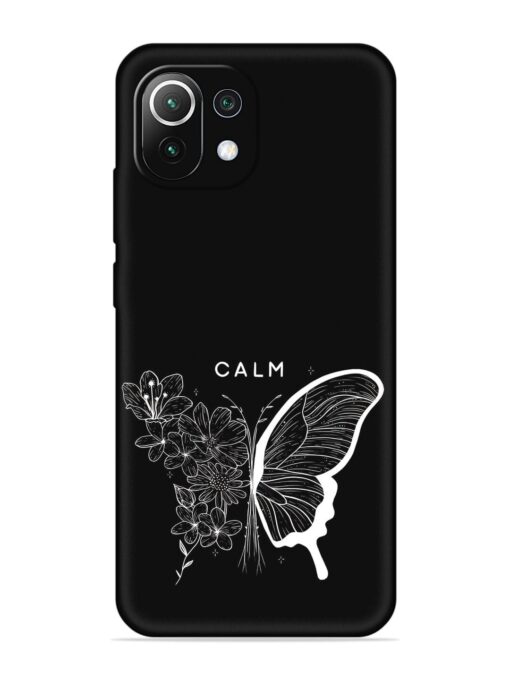 Calm Embossed Soft Silicone Case for Xiaomi Mi 11 Lite Ne (5G) Zapvi