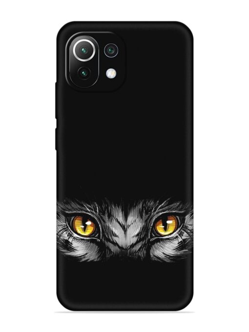 Scary Eye Embossed Soft Silicone Case for Xiaomi Mi 11 Lite Ne (5G) Zapvi