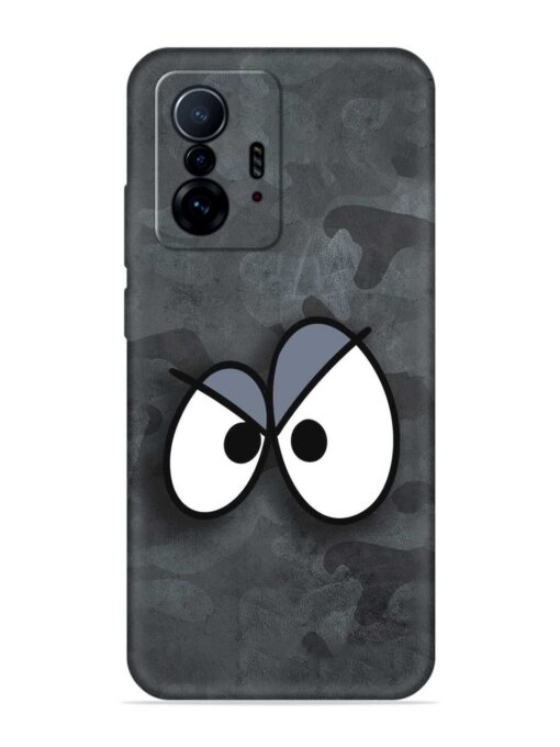 Big Eyes Night Mode Embossed Soft Silicone Case for Xiaomi Mi 11T Pro (5G) Zapvi