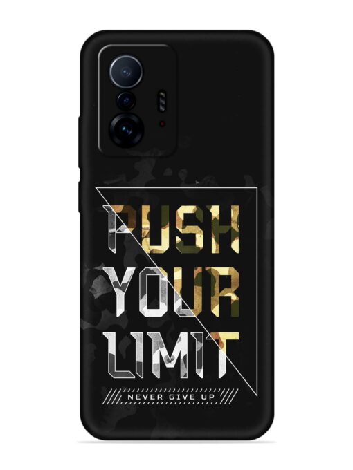 Push Your Limits Embossed Soft Silicone Case for Xiaomi Mi 11T Pro (5G) Zapvi