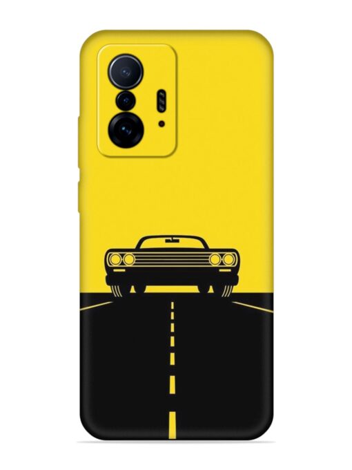 Classic Car Embossed Soft Silicone Case for Xiaomi Mi 11T Pro (5G) Zapvi