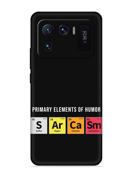 Primary Elements Humor Embossed Soft Silicone Case for Xiaomi Mi 11 Ultra