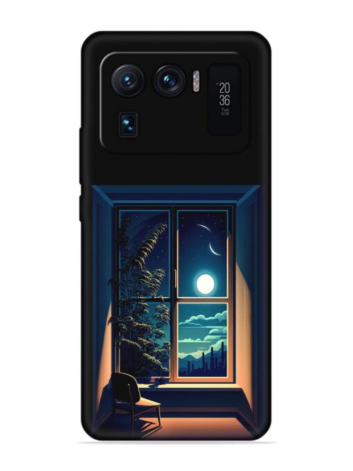 Night View At Window Embossed Soft Silicone Case for Xiaomi Mi 11 Ultra Zapvi