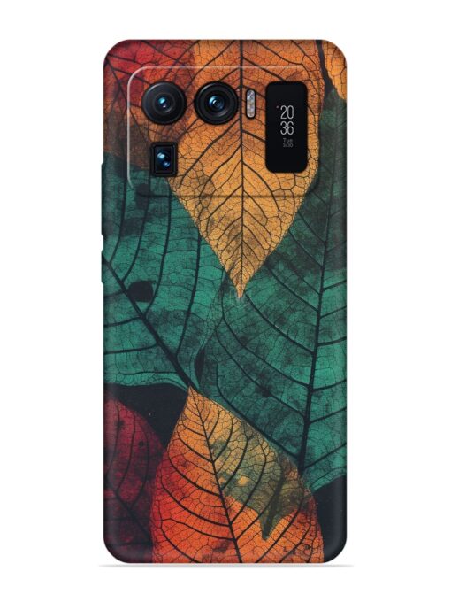 Leaves Artwork Embossed Soft Silicone Case for Xiaomi Mi 11 Ultra