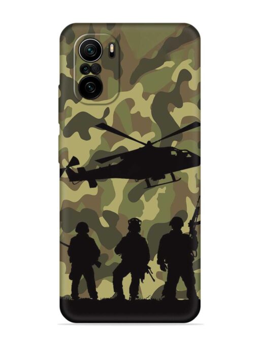 Army Heros Embossed Soft Silicone Case for Xiaomi Mi 11X (5G) Zapvi